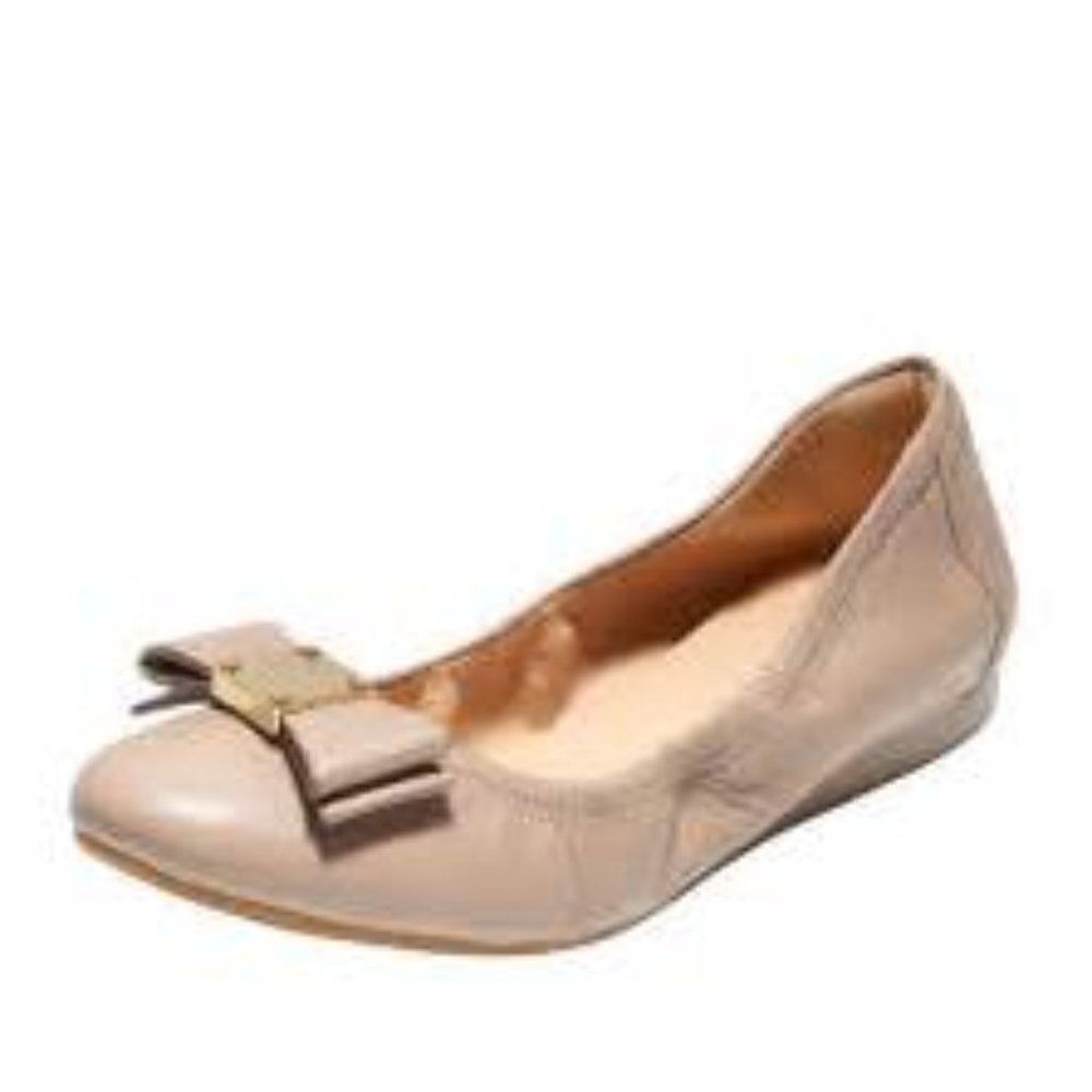 Cole Haan Grand Nude Bow Ballet Flats